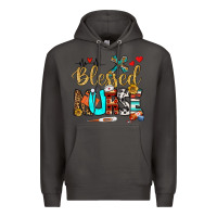 Smoke blessed nurse Premium Hoodie - BundleAndBundleShop