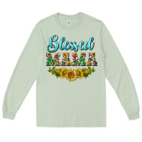Matcha blessed mama Long Sleeve Tee - BarkalooDesign