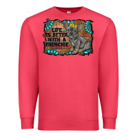 Cardinal life is better with a frenchie Premium Sweatshirt - RanaPortraitStore