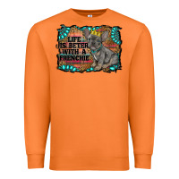 Carrot life is better with a frenchie Premium Sweatshirt - RanaPortraitStore