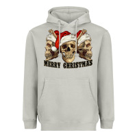 Moon Dust Merry Christmas Skulls Heavyweight Hoodie - RanaPortraitStore