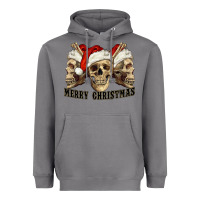 Storm Merry Christmas Skulls Heavyweight Hoodie - RanaPortraitStore