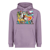 Lavender cosmic cowgirl Heavyweight Hoodie - Zillion Design Studio