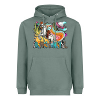 Sage cosmic cowgirl Heavyweight Hoodie - Zillion Design Studio