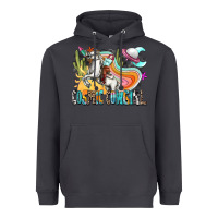 Smoke cosmic cowgirl Heavyweight Hoodie - Zillion Design Studio