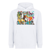 White cosmic cowgirl Heavyweight Hoodie - Zillion Design Studio