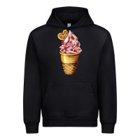Black ice cream fast food Urban Hoodie - AdoDesignShop