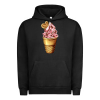 Pigment Black ice cream fast food Urban Hoodie - AdoDesignShop