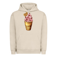 Pigment French Oak ice cream fast food Urban Hoodie - AdoDesignShop