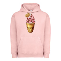 Pigment Salmon ice cream fast food Urban Hoodie - AdoDesignShop