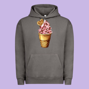 Ice Cream Fast Food Urban Hoodie Designed By Adodesignshop