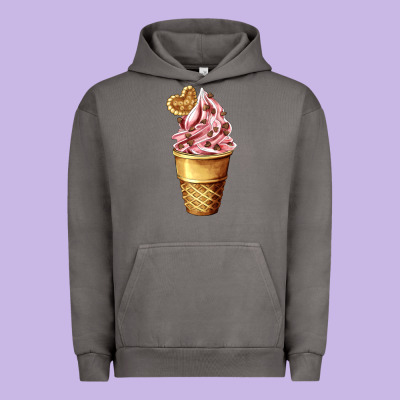 Ice Cream Fast Food Urban Hoodie Designed By Adodesignshop