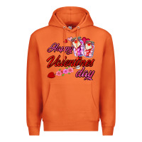 Carrot happy valentines day Premium Hoodie - AdoDesignShop
