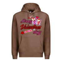 Chestnut happy valentines day Premium Hoodie - AdoDesignShop