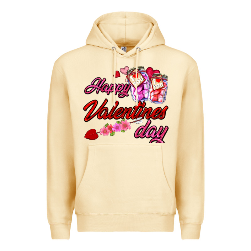 Happy Valentines Day Premium Hoodie by AdoDesignShop | Teevron