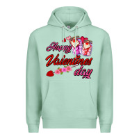Seafoam happy valentines day Premium Hoodie - AdoDesignShop