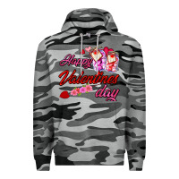 Slate Camo happy valentines day Premium Hoodie - AdoDesignShop