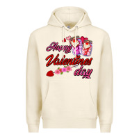 Tofu happy valentines day Premium Hoodie - AdoDesignShop