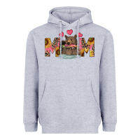 Mom Bear With Sunflowers Heavyweight Hoodie | Teevron