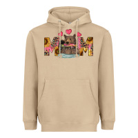 Mushroom Mom Bear With Sunflowers Heavyweight Hoodie - RanaPortraitStore