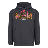 Smoke Mom Bear With Sunflowers Heavyweight Hoodie - RanaPortraitStore
