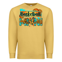 Antique Gold basketball mini with leopard Premium Sweatshirt - Zillion Design Studio