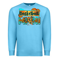 Ocean Blue basketball mini with leopard Premium Sweatshirt - Zillion Design Studio