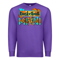 Purple basketball mini with leopard Premium Sweatshirt - Zillion Design Studio
