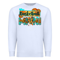 White basketball mini with leopard Premium Sweatshirt - Zillion Design Studio