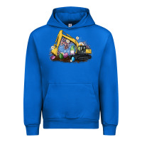 Cobalt easter excavator gnome egg leopard Urban Hoodie - Artiststas