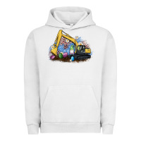 Pigment Lunar Rock easter excavator gnome egg leopard Urban Hoodie - Artiststas