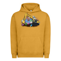 Pigment Peanut Butter easter excavator gnome egg leopard Urban Hoodie - Artiststas