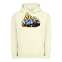 Pigment Pistachio easter excavator gnome egg leopard Urban Hoodie - Artiststas