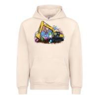 Sandshell easter excavator gnome egg leopard Urban Hoodie - Artiststas