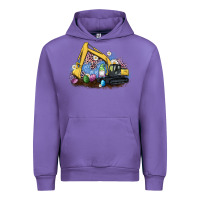 Tulip easter excavator gnome egg leopard Urban Hoodie - Artiststas