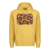 Antique Gold american football background Premium Hoodie - JahusDesignShop