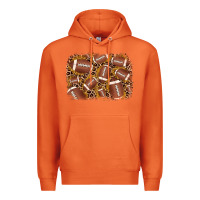 Carrot american football background Premium Hoodie - JahusDesignShop