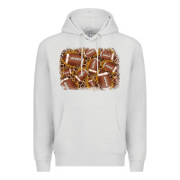 Dove Grey american football background Premium Hoodie - JahusDesignShop