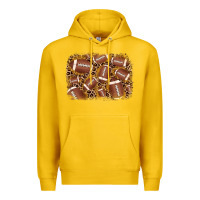 Lemon american football background Premium Hoodie - JahusDesignShop