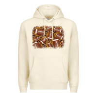 Sandshell american football background Premium Hoodie - JahusDesignShop