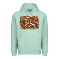 Seafoam american football background Premium Hoodie - JahusDesignShop