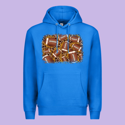 American Football Background Premium Hoodie Designed By Jahusdesignshop