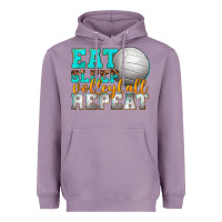 Lavender eat sleep volleyball repeat Heavyweight Hoodie - texasbilliewilder