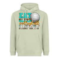 Matcha eat sleep volleyball repeat Heavyweight Hoodie - texasbilliewilder