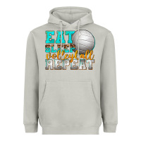 Moon Dust eat sleep volleyball repeat Heavyweight Hoodie - texasbilliewilder