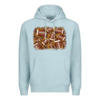 Blue Mist american football background Premium Hoodie - JahusDesignShop