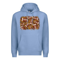 Colony Blue american football background Premium Hoodie - JahusDesignShop