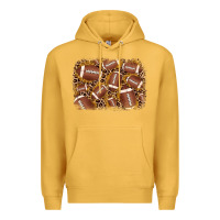 Mustard american football background Premium Hoodie - JahusDesignShop