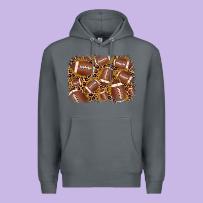 American Football Background Premium Hoodie Designed By Jahusdesignshop
