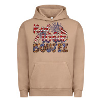 Pigment Burro red white boujee Urban Hoodie - Artiststas